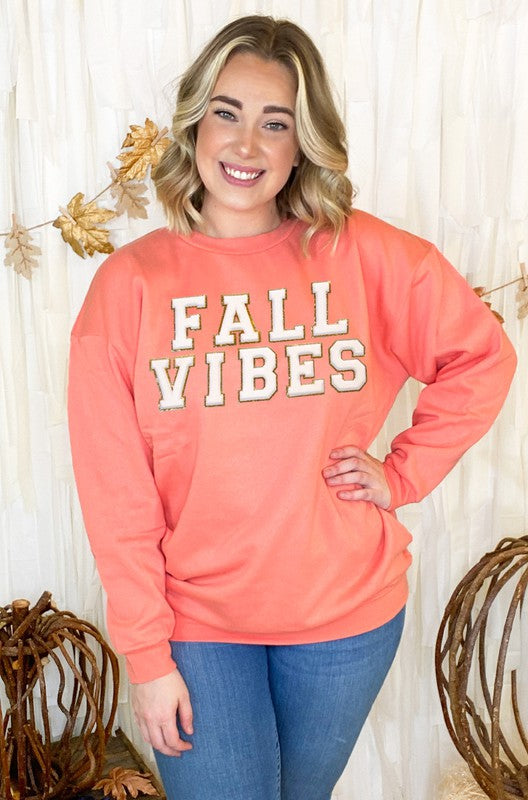 Fall Vibes Ideal Chenille Sweatshirt