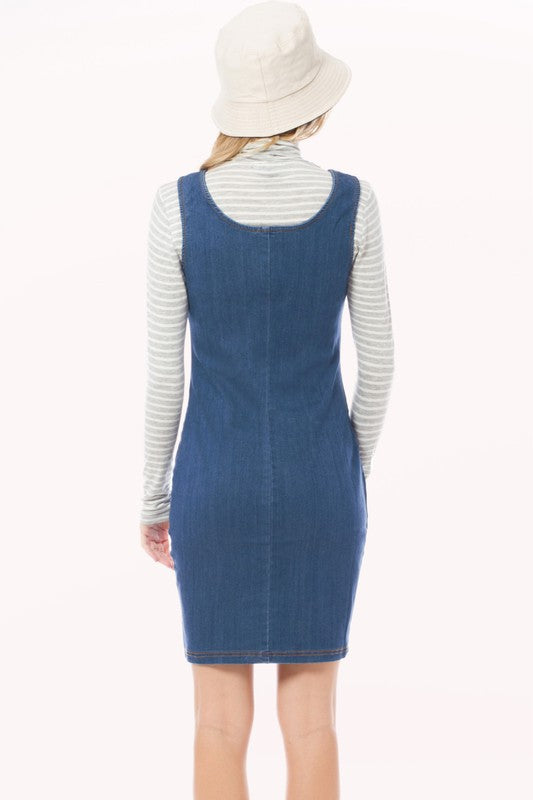 Casual Denim Bodycon Dress