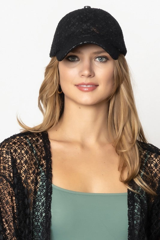 Women's Laced Baseball Cap