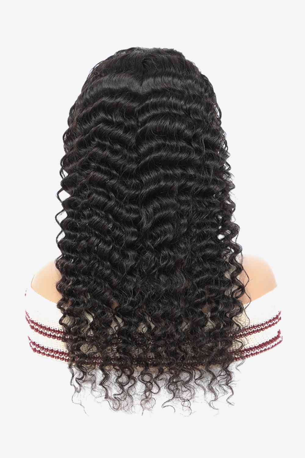 20” 13x4“ Lace Front Wigs Human Hair Curly Natural Color 150% Density