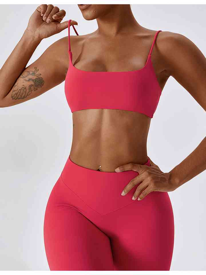 Cropped Sports Tank Top