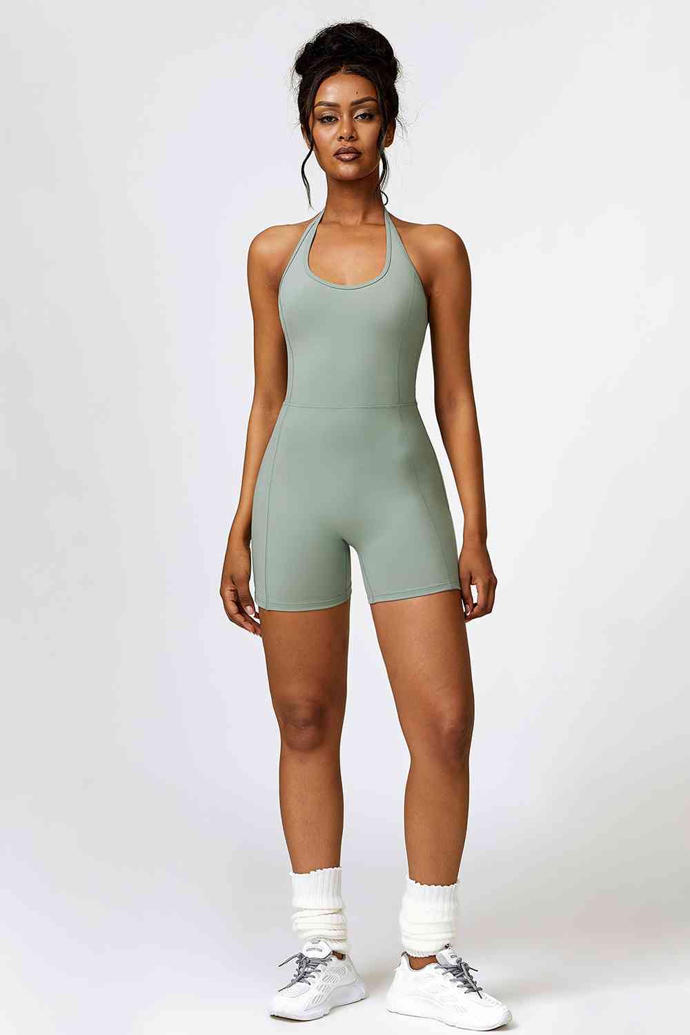 Halter Neck Sports Romper