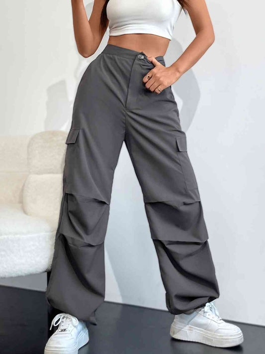 High Waist Cargo Pants