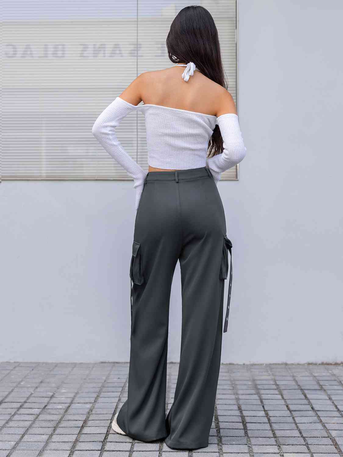 Wide Leg Cargo Pants