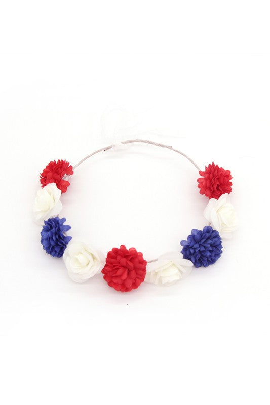 4th of July Flower Headband