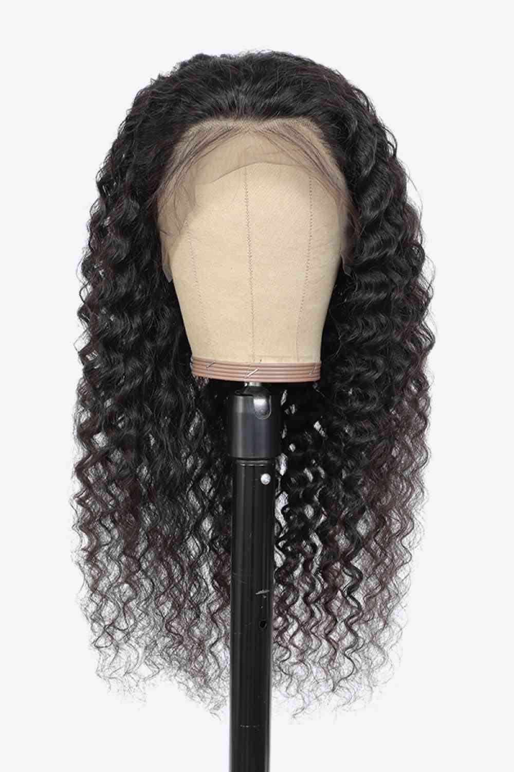 20” 13x4“ Lace Front Wigs Human Hair Curly Natural Color 150% Density