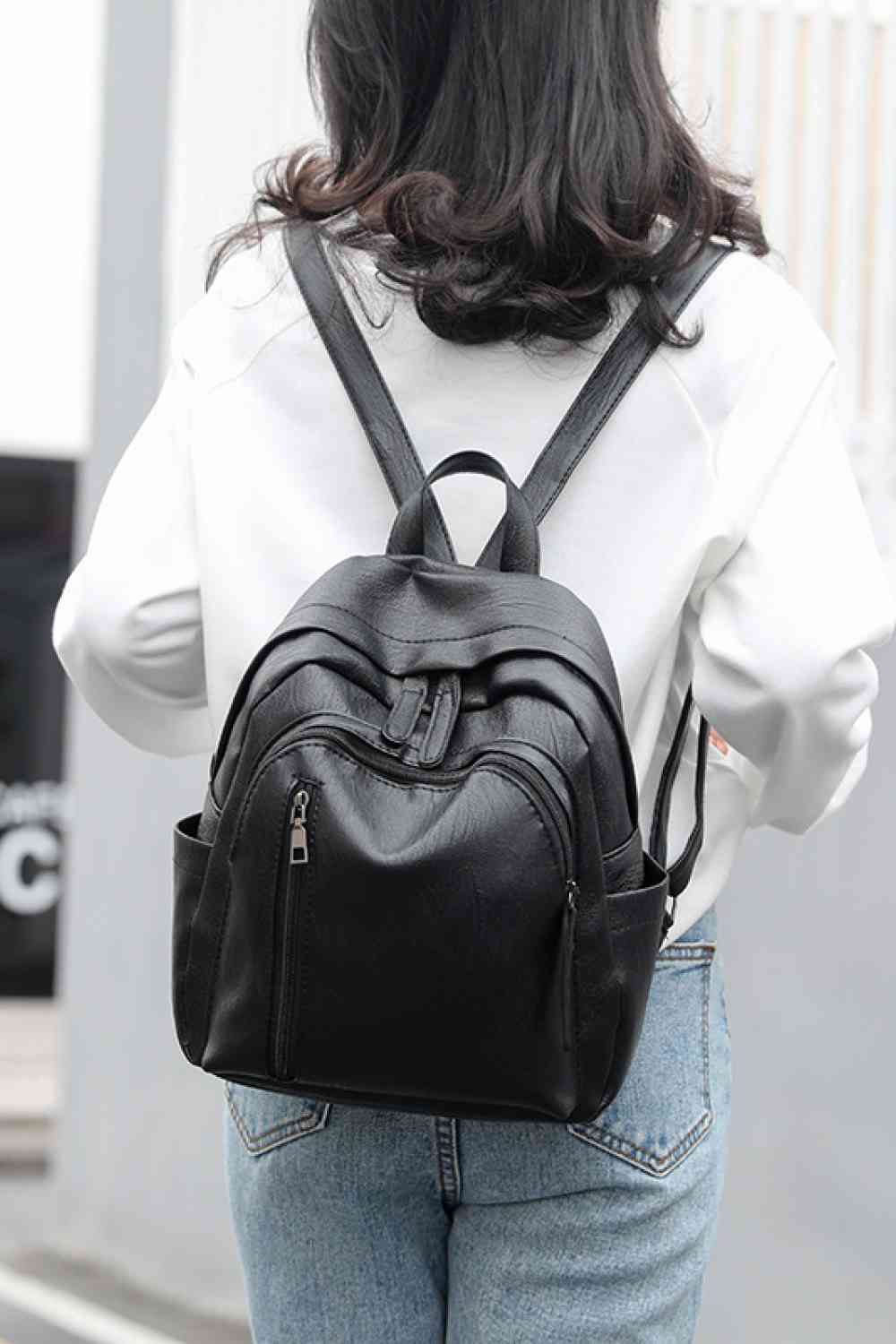 Adored PU Leather Backpack