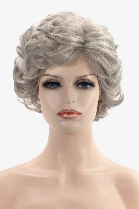 Synthetic Curly Short Wigs 4''