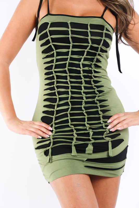 Cut out detailed dress