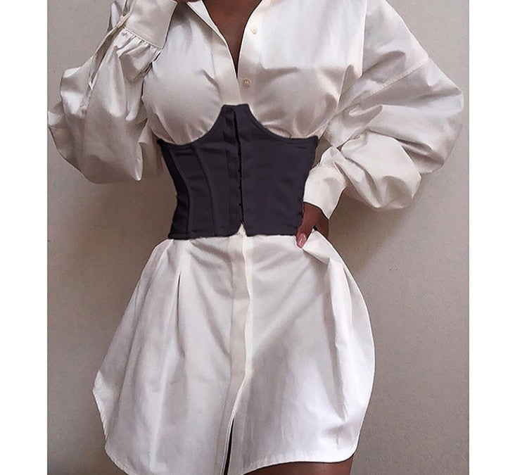 Elastic Corset Belt Fashion Dress