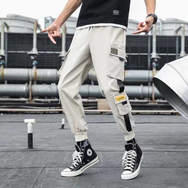 Streetwear Men's Multi Pockets Cargo Harem Pants