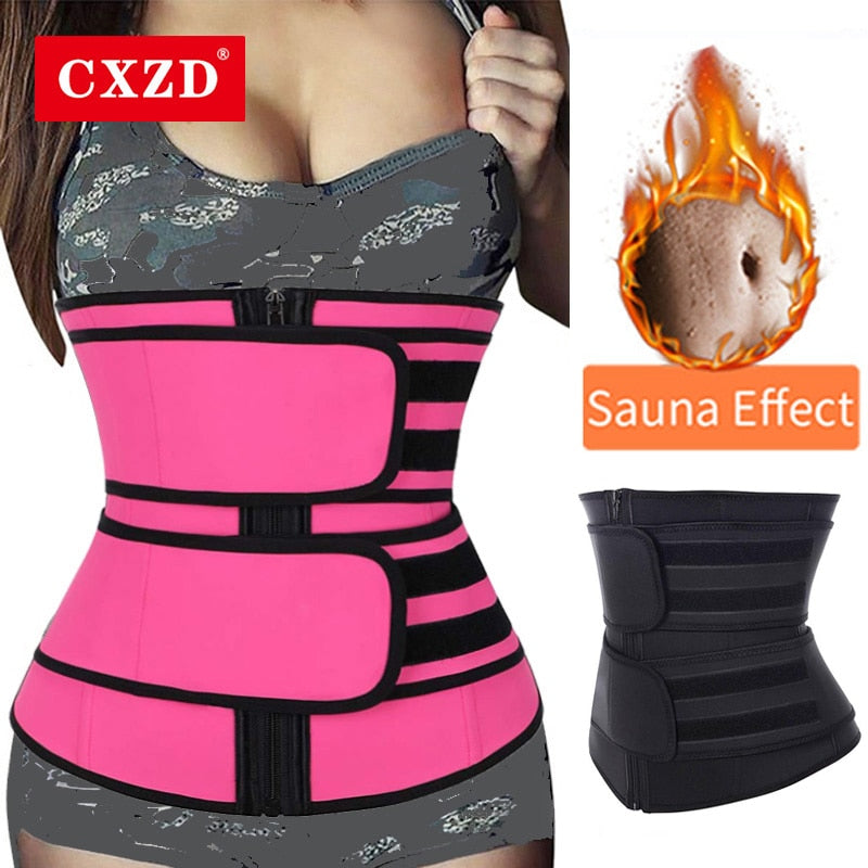 CXZD Shaperwear Waist Trainer Neoprene Belt Weight Loss Cincher Body Shaper Tummy Control Strap Slimming Sweat Fat Burning belt