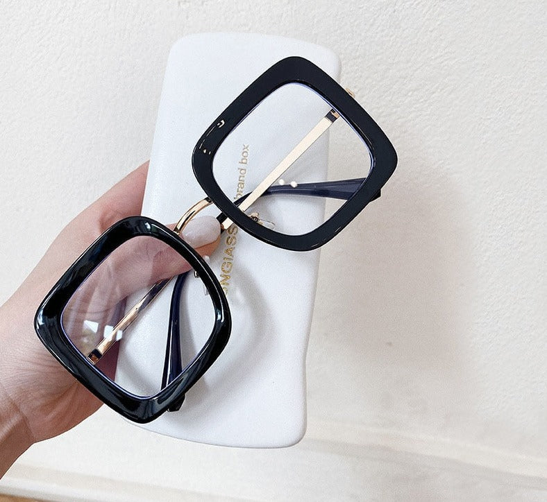 Oversize Square Glasses Women Men Fashion