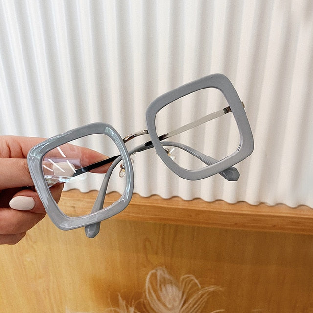 Oversize Square Glasses Women Men Fashion