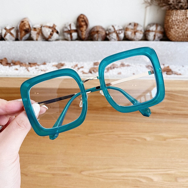 Oversize Square Glasses Women Men Fashion