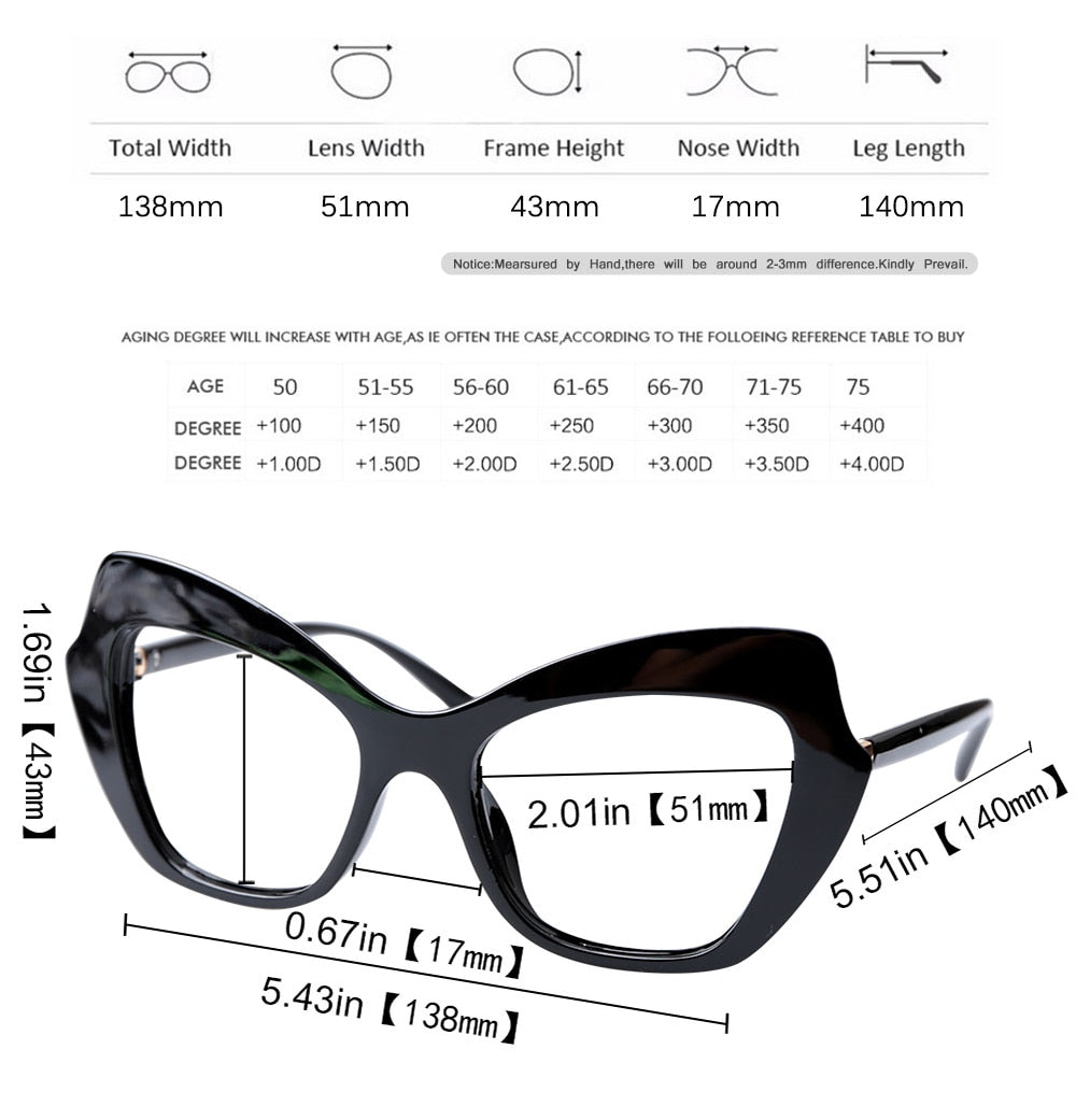 Butterfly Statement Reading Glasses