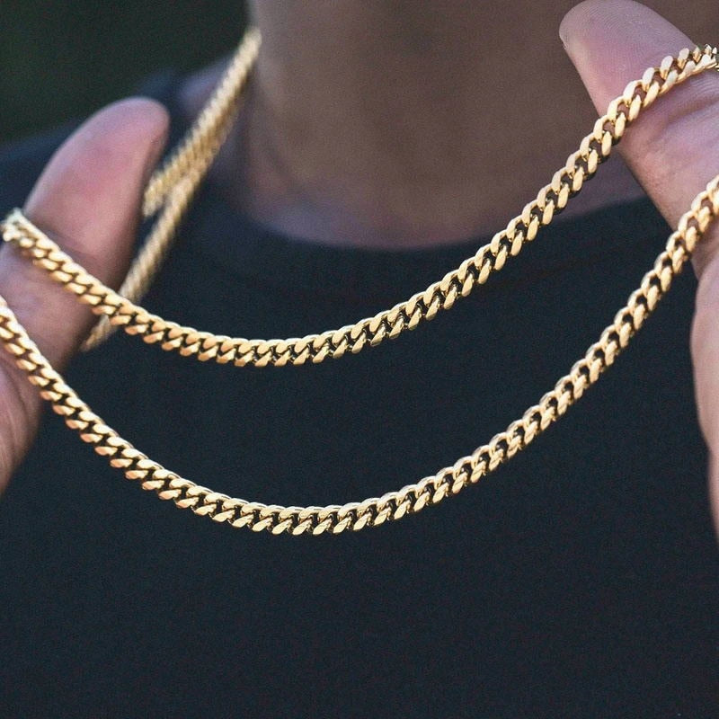 Men's Miami Cuban Link Stainless Steel