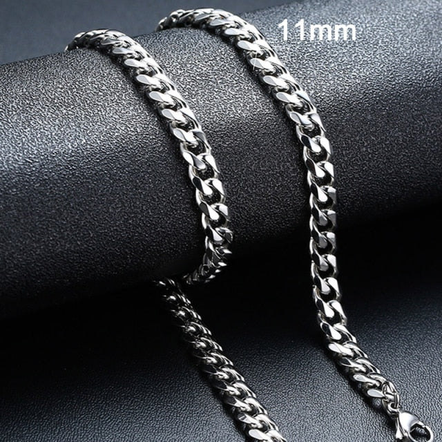 Men's Miami Cuban Link Stainless Steel
