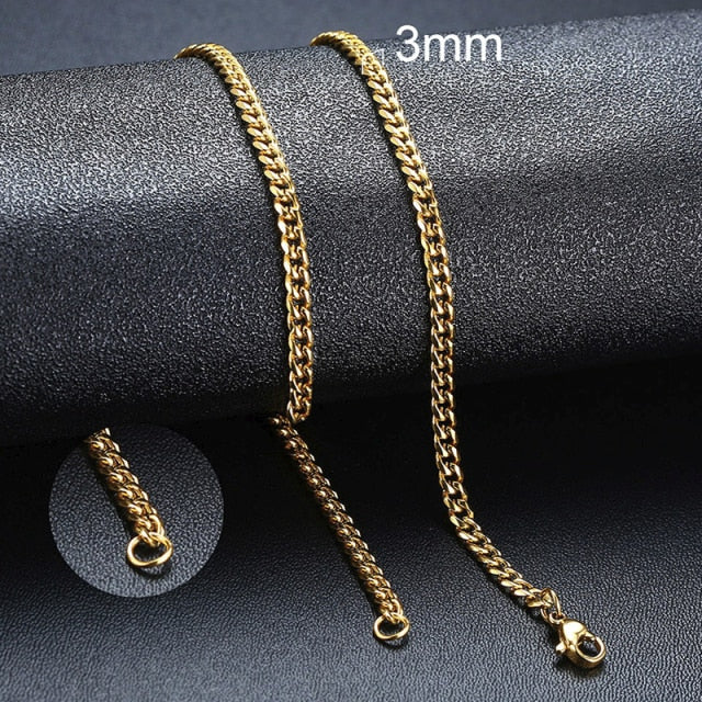 Men's Miami Cuban Link Stainless Steel