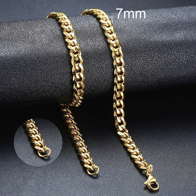 Men's Miami Cuban Link Stainless Steel