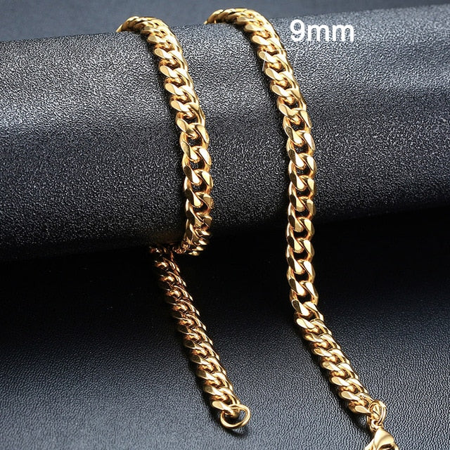 Men's Miami Cuban Link Stainless Steel