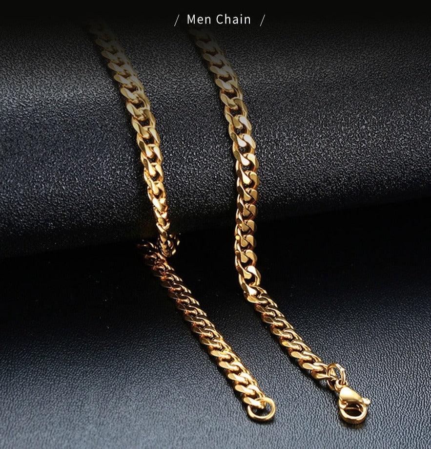 Men's Miami Cuban Link Stainless Steel