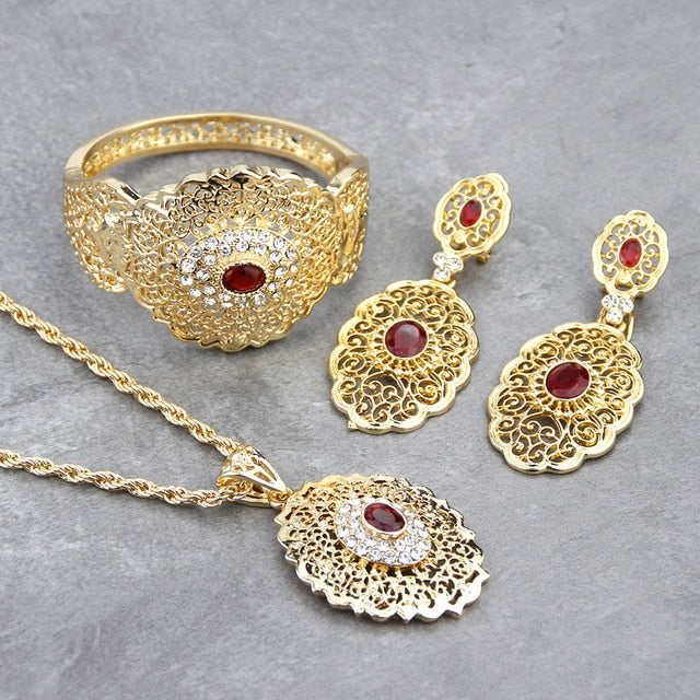 Sunspicems Chic Morocco Wedding Jewelry Set