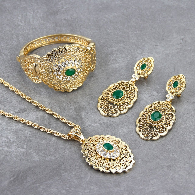 Sunspicems Chic Morocco Wedding Jewelry Set