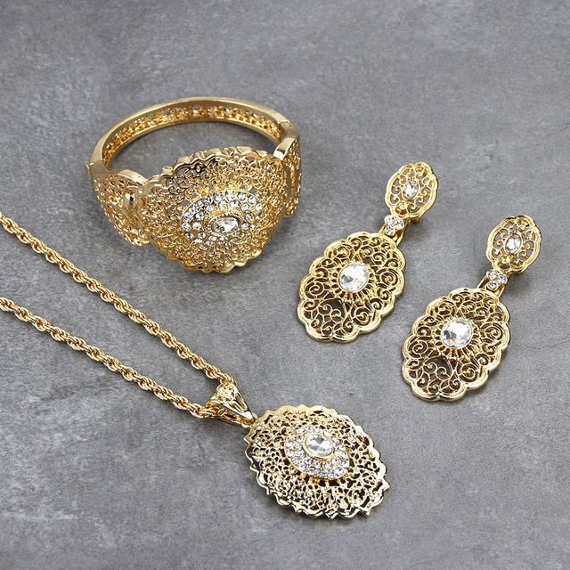 Sunspicems Chic Morocco Wedding Jewelry Set