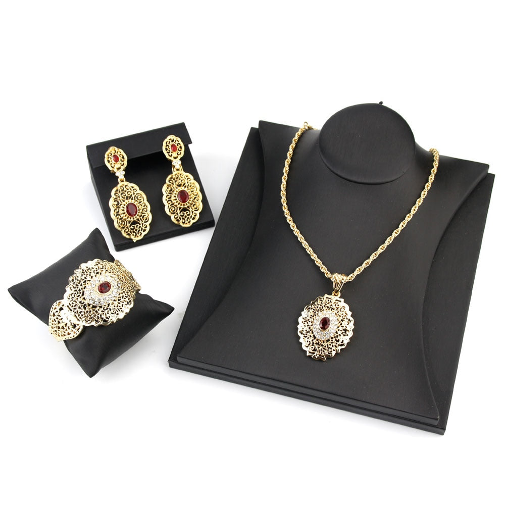 Sunspicems Chic Morocco Wedding Jewelry Set