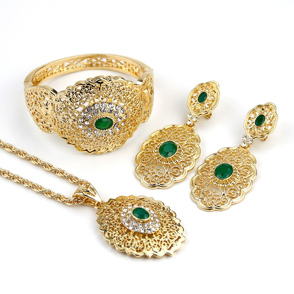 Sunspicems Chic Morocco Wedding Jewelry Set