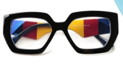 Square Oversized Anti Blue Light Reading Glasses