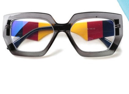 Square Oversized Anti Blue Light Reading Glasses