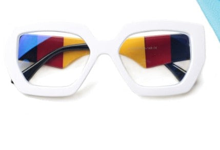 Square Oversized Anti Blue Light Reading Glasses