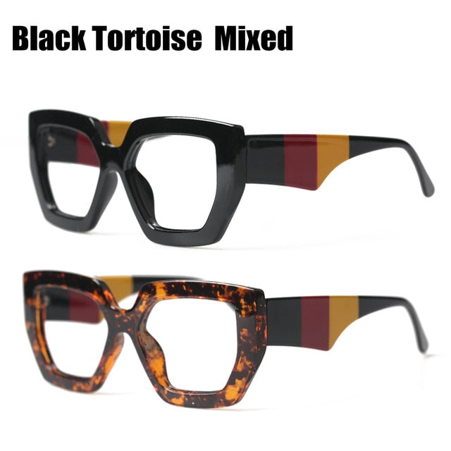 Square Oversized Anti Blue Light Reading Glasses