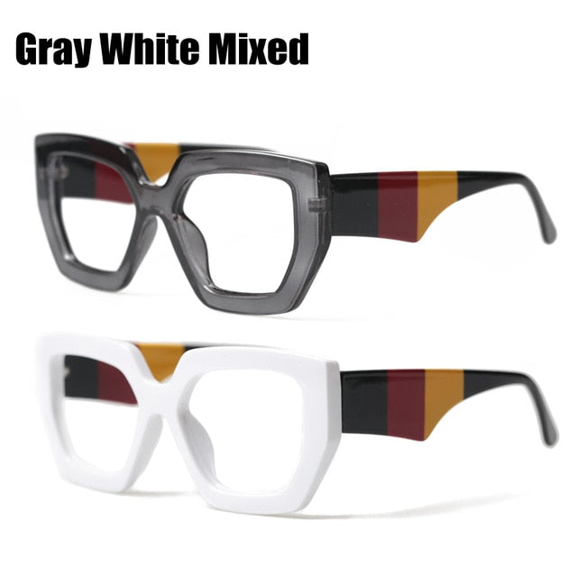 Square Oversized Anti Blue Light Reading Glasses