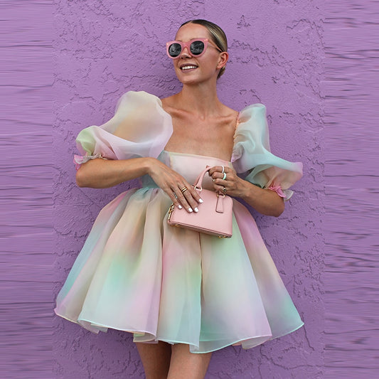 Colorful Elegant Tulle Dresses