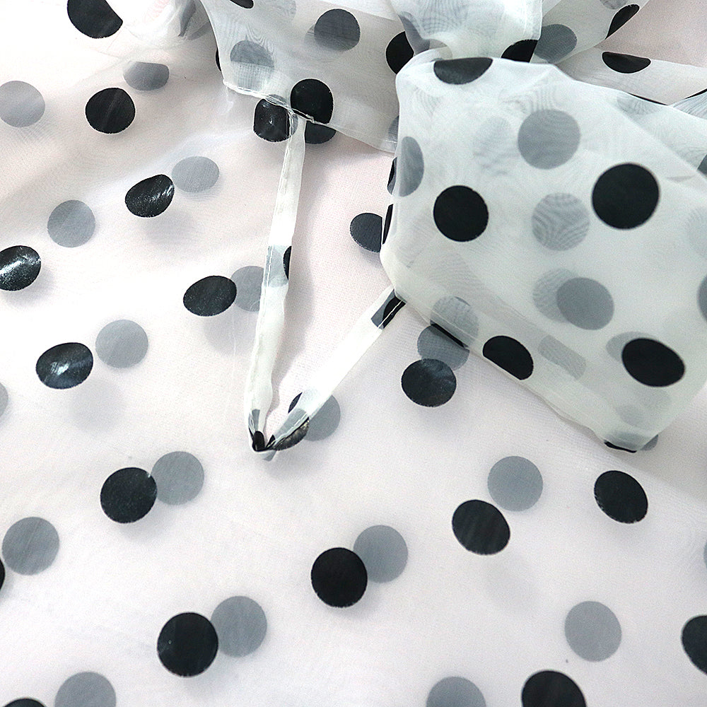 Women Polka Dot Organza Party Dress