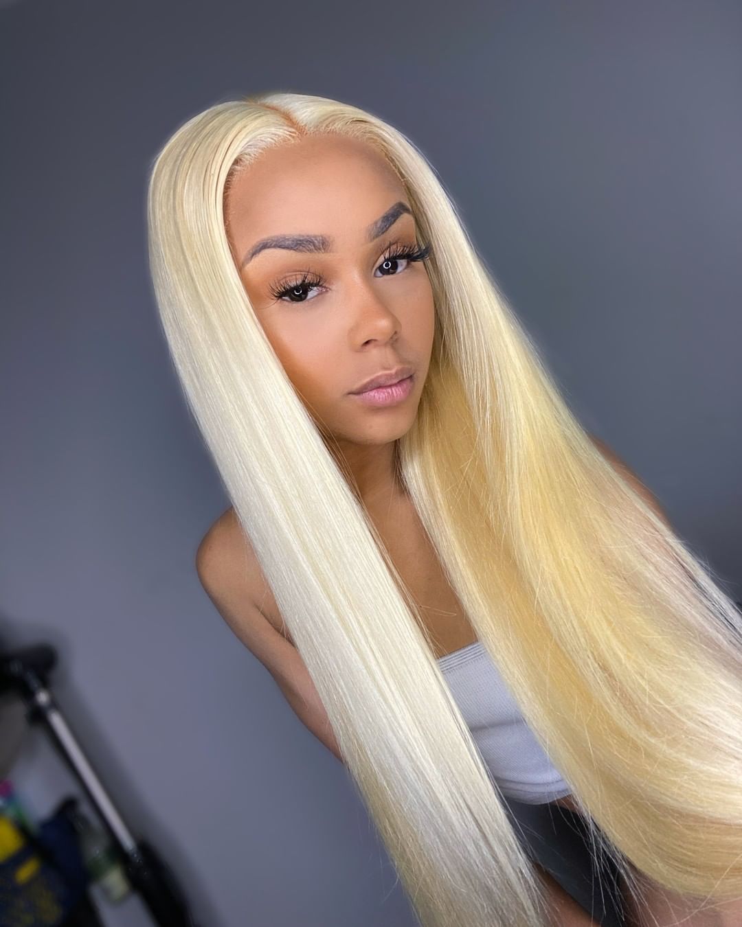 Honey Blonde Wig Human Hair Lace Wigs Brazilian Straight Pre Plucked 13x1 Part Glueless Color Frontal 613 Lace Front Wig Hd Full