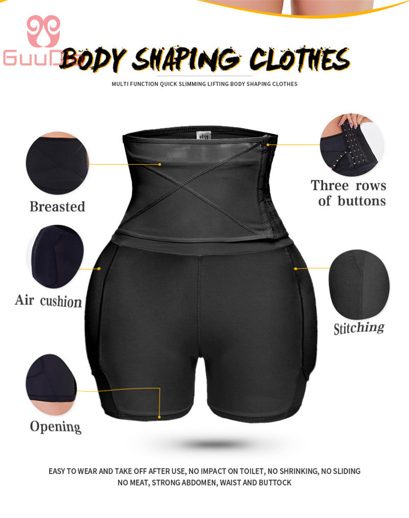 GUUDIA Butt Lifter Shapewear Body Shaper Shorts Paded Panties Control Panties Sexy Shapers Hip Enhancer Waist Trainer Shapwear