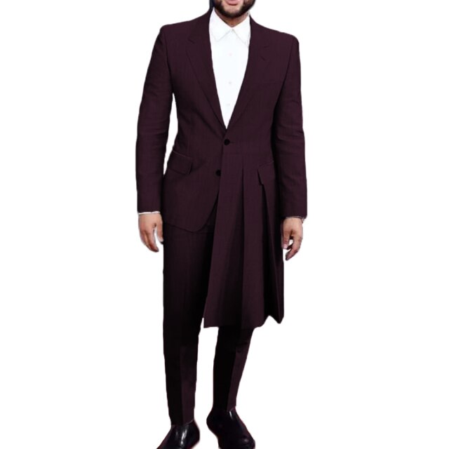 Groom Tuxedos 3 Pieces Jacket Vest Pant Suits