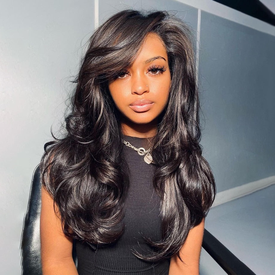 Brazilian Loose Deep Wave Wig Glueless Full Human Hair Wig